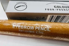 New Sealed 3D Eyebrow Tattoo 4 Fork Tip Pen Pencil Microblading Brow Light Brown