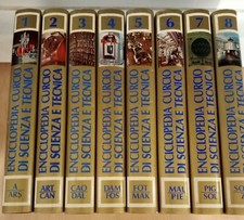 ENCICLOPEDIA CURCIO DI SCIENZA E TECNICA - 8 VOLUMI 1973 Completa