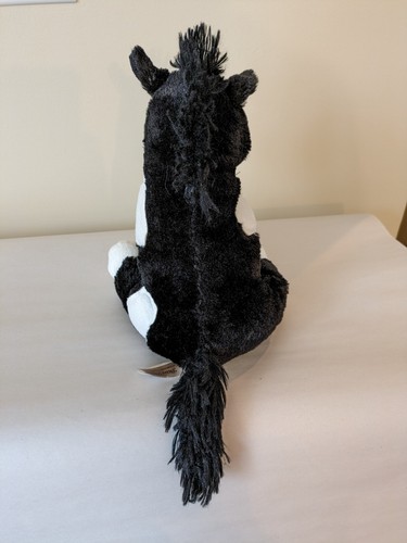Dan Dee Collector’s Choice 10” Stuffed Plush Horse Pony ~ White & Black - Picture 2 of 8