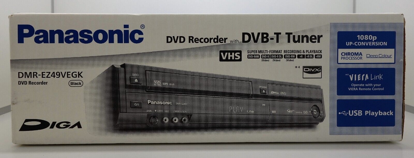 Panasonic DMR-EZ49V - DVD VHS Video Recorder VCR Kombigerät zum Digitalisieren