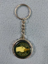 NEW GOOSE ISLAND BEER METAL KEY CHAIN BOTTLE OPENER CHICAGO BREWING COMPANY