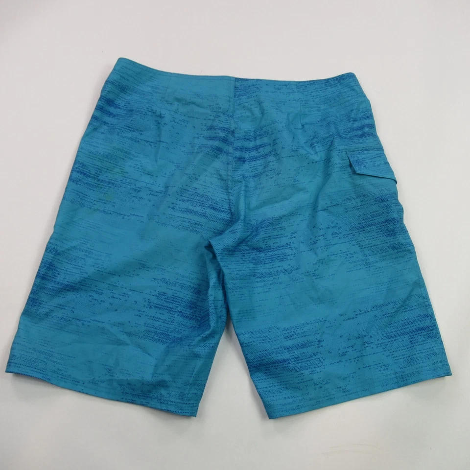 Pantalones Cortos Oakley Para Hombre Talla 33 Azul Bolsillo Botón Ligeros Aire Libre Playa Foto 4 de 4