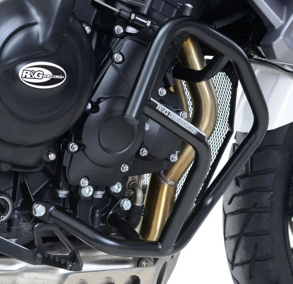 R&G Adventure Barras Motor Protectores Negro Triumph Tiger 800XC / Xcx / Xca / - Imagen 4 de 4