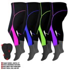 Ladies Cycling 3/4 Tights Padded Women Capri Shorts Legging Cycle Pants S to XXL