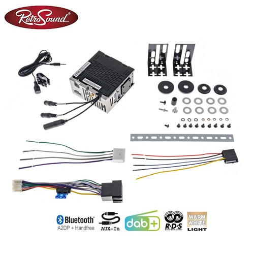 For Toyota FJ40 1975 1976 1977 Vintage Car Radio DAB+ Vhf Fm Bluetooth Aux - Picture 2 of 11