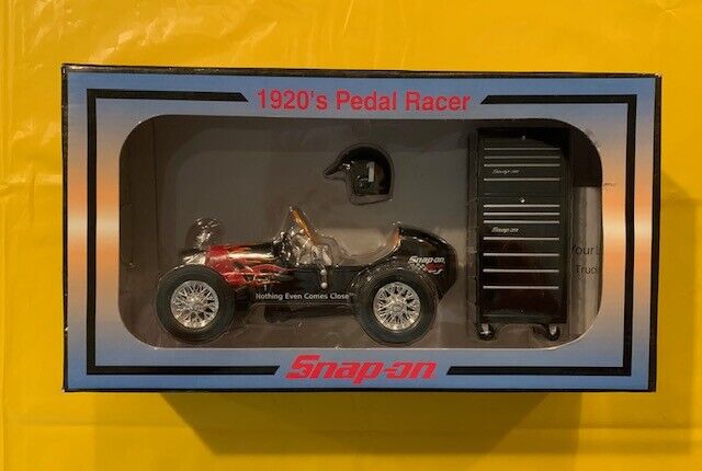 Snap-on 1920s Pedal Racer bank with mini tool chest 1:6 scale