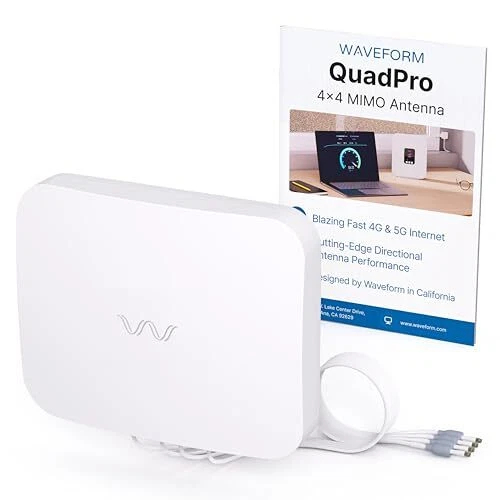  QuadPro 4x4 MIMO Signal Boosting Panel Antenna only (Use your Own Cables) - Image 2 of 4