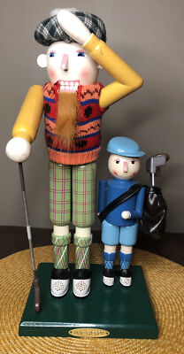 1998 BOMBAY COMPANY Exclusive 15'' MAC GREGOR THE GOLFER NUTCRACKER Christmas