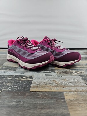Merrell Moab Speed MK165980 Girls Pink Lace Up Low Top Hiking Shoes Size 5 M