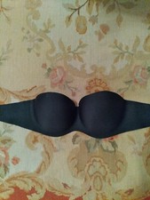 New Black Strapless Felina Bra 36 D
