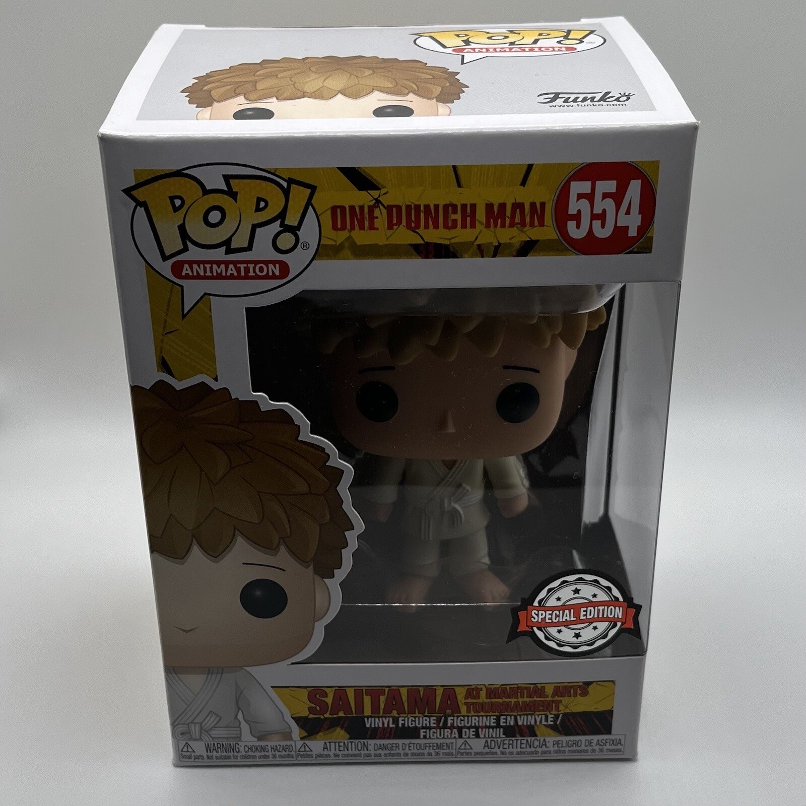 Figura De Vinilo Funko Pop One Punch Man Saitama #554 Anime Especial Nueva