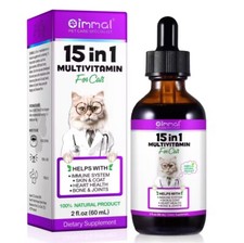 15-in-1 Multivitamin for Cats 60 ML Cat Vitamins Supplement