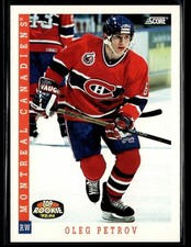 1993-94 Score Oleg Petrov Rookie Montreal Canadiens #459