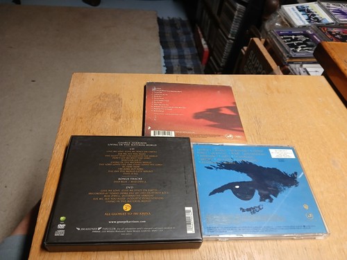 George Harrison cd lot/3 Living In Material World,Brainwashed,Best of Dark Horse - Picture 2 of 2