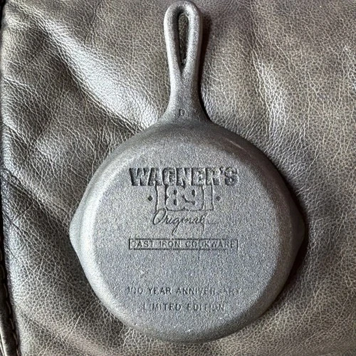 Wagner 1891 Round #2 Cast Iron Mini Skillet 4" 100th Anniversary Limited Edition