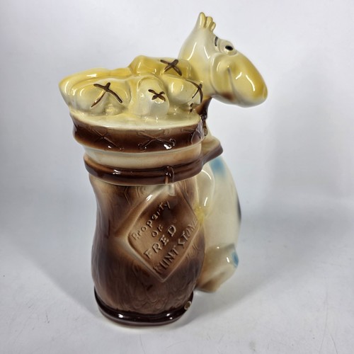 Vintage American Bisque Pottery FLINTSTONES DINO Golf Caddy COOKIE JAR - Picture 5 of 15