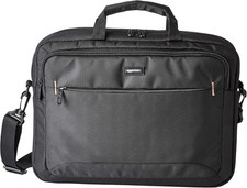 Amazon Basics 15.6" Laptop Bag Briefcase Black Shoulder Carry Case
