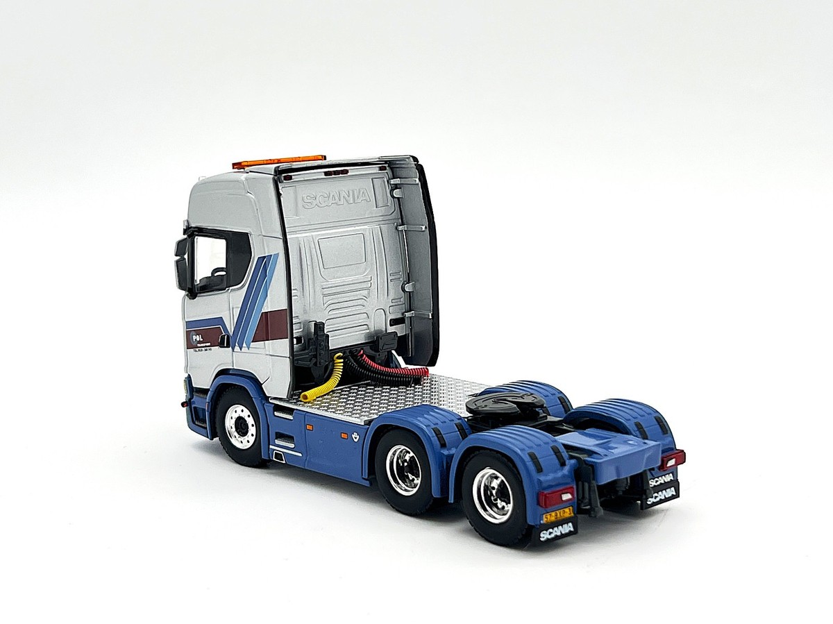 自動車 WSI 01-4253 SCANIA S HIGHLINE1/50 Scania S highline CS20H riged curtainsided 6x2 tag axle ,WSI truck