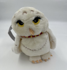 Harry Potter Hedwig White Owl Plush Backpack Gray Straps Zipper Pocket Charm