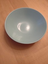 Poole England Twintone 6 1/2 Inch Desert Bowl, Iced Green Green