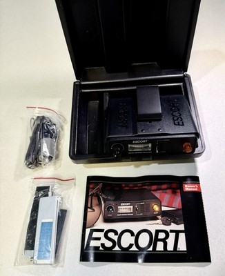Vintage 1984 Escort Cincinnati Microwave Radar Detector New Never Used Paperwork