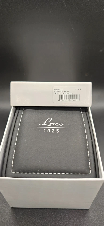 Laco 1925 Augsburg 42 мм с автоматическим механизмом - Изображение 3 из 4