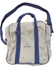 Mercedes Benz Messenger Or Gym Bag 14”double Handle & Shoulder Strap Zip Pockets