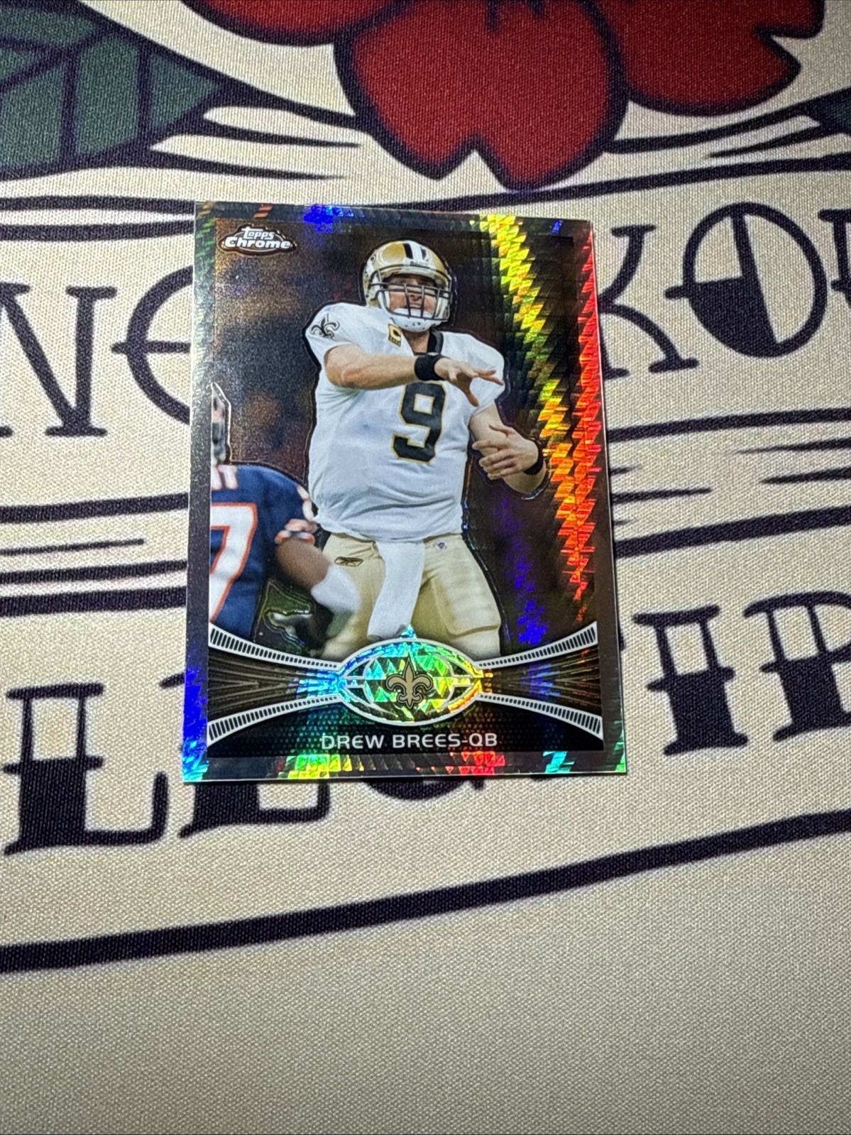 Drew Brees 2012 Topps Chrome Xfractor #100 FHOF New Orleans Saints Sharp!