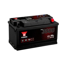 YUASA Battery YBX3110 12V 80Ah 760A B3 Volvo S80 D3 / D4 D5 AWD D5 4.4 V8 AWD