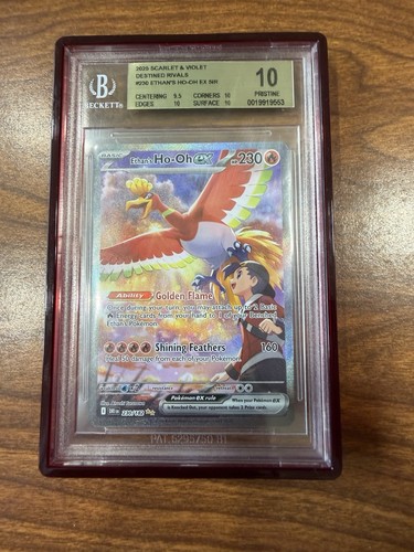 Ethan's Ho-Oh ex graded BGS 10 for sale on eBay