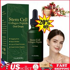 Stem Cell Collagen Peptide Oral Drops Natural Advanced Body Care Liquids
