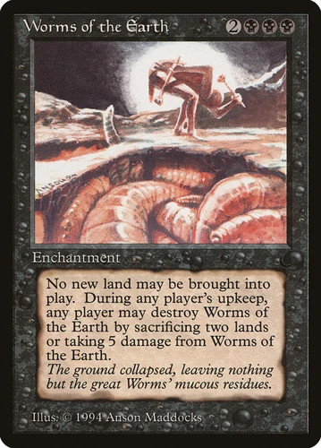 Worms of the Earth The Dark LP MTG
