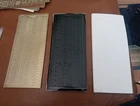 3X  STICKERS SCRAPBOOKING NEW (ST1131)  WHITE/BLACK/GOLD FIGURES