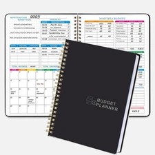 Budget Planner - Monthly Bill Organizer with Expense Saving Debt Notebook to to 