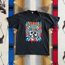 Vintage 80s Still A Rebel Skull Cowboy T-Shirt Size XL Screen Stars RARE