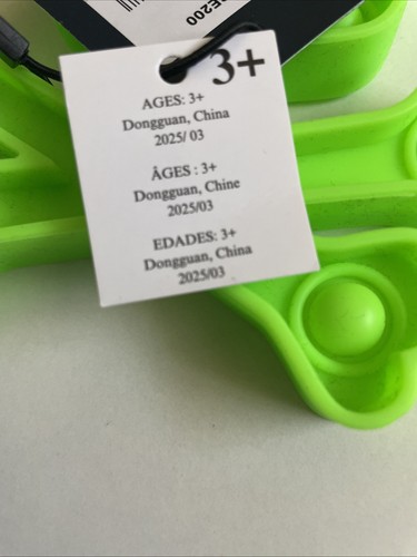 NUOVO Psycho Bunny Rubber Bubble Popper grande logo verde fluo ESTREMAMENTE RARO - Foto 3 di 6
