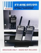 Brochure 4 Yaesu FT-411E/811/911 Ham Amateur Radio 2m 70cm Handheld Transceiver