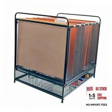 Mesh Desktop Hanging File Organizer with Drawer,Office Supplies and Home