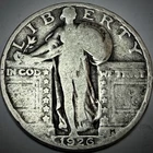 1926 P Standing Liberty Quarter - 25 Cent Silver Coin