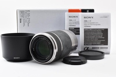Sony E 55-210mm F4.5-6.3 OSS SEL55210 Objektiv für Sony E-Mount APS-C Silber