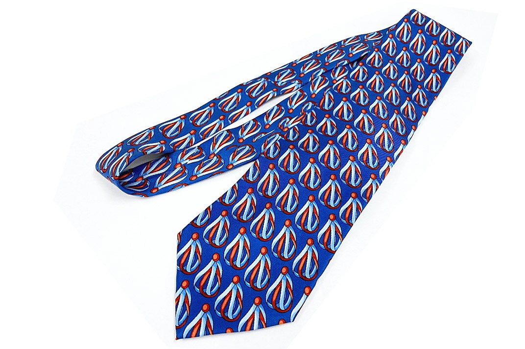 GUCCI Rare tie Blue all-over pattern silk from japan J3265 | eBay