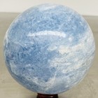 2760G Natural Blue Celestite Crystal Sphere Ball Healing Madagascar — photo 5