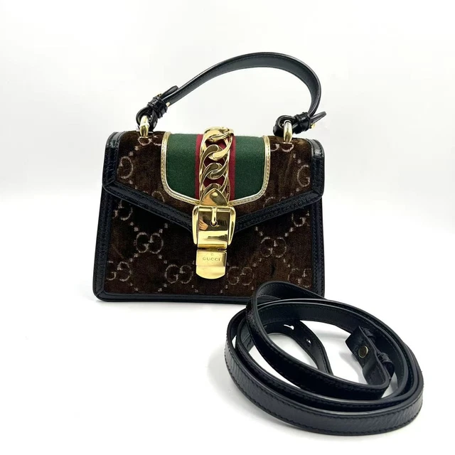 10.31 04 Gucci Black Top HANDLE Bag 