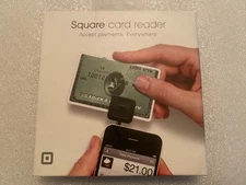 Square Credit Card Reader Contactless Black Chip for iPhone iPad and Android