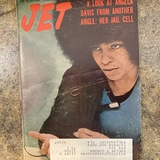 Vintage Jet Magazine Feb 24 1972, Angela Davis cover