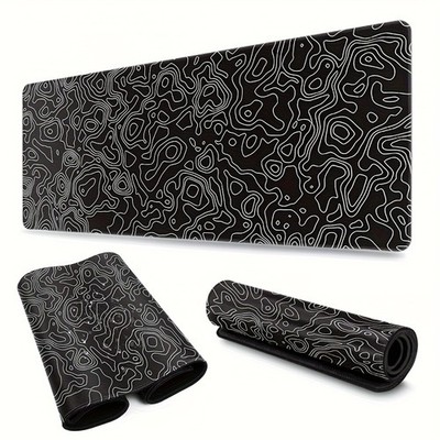 40*90cm Extra Large Gaming Mouse Pad & Desk Mat - Lines Strata Liquid Design, Th