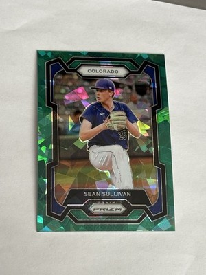2024 Panini Prizm #288 Sean Sullivan Green Ice Prizms Colorado Rockies Baseball