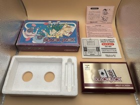 Nintendo Game & Watch BLACK JACK  BJ-60 Multi Screen 1985 w/ Box