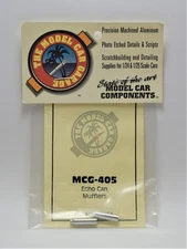 Model Car Garage 405 1/25 Scale Echo Can Mufflers Aluminum Detailing Parts
