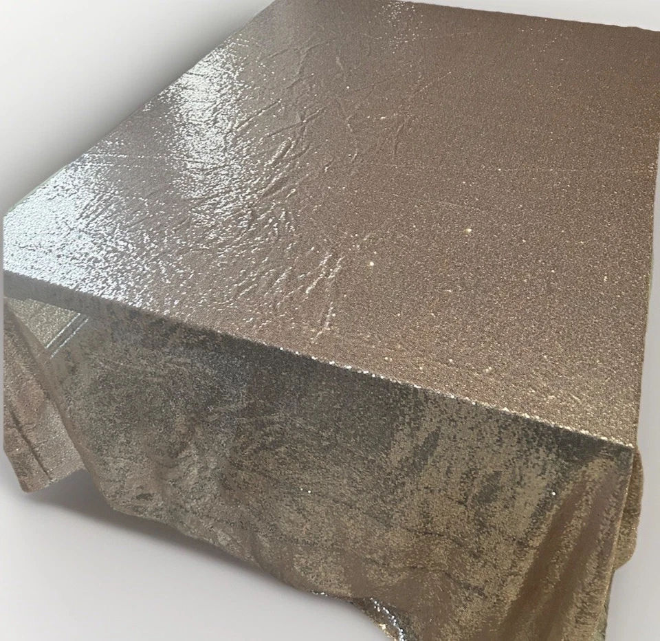 Mantel de lentejuelas rectangular oro rosa 60"x102" boda evento baby shower Foto 4 de 4